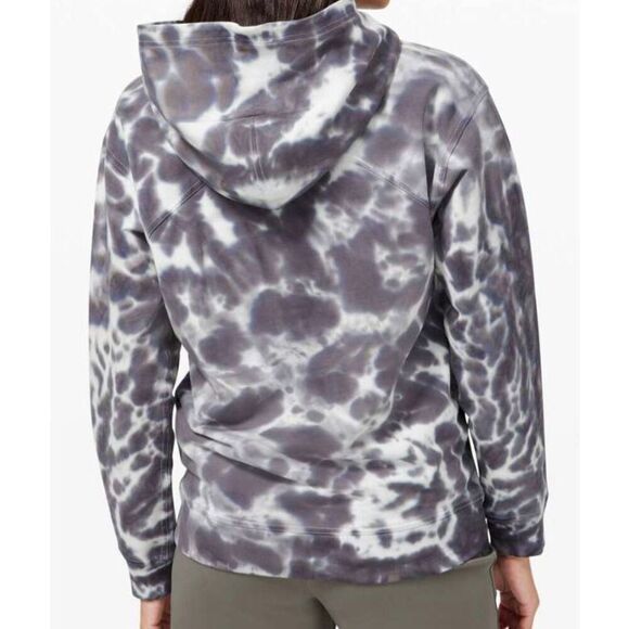 LULULEMON ATHLETICA All Yours Hoodie Tie Dye 'Fleece In Marmoleado Tie Dye Graph - Picture 2 of 5